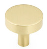  Schaub Haniburton Round Knob with Stem Base, 1-1/4" diameter 
