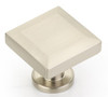  Schaub Heathrow Square Knobs 1-1/4" Diameter 