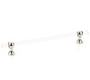 Schaub Lumiere Transitional Acrylic Pull, 8" Center to Center