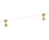  Schaub Lumiere Transitional Acrylic Pull, 8" Center to Center 
