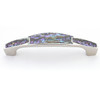  Schaub Symphony Arched Pull Imperial Shell Polished Nickel 4" Centers  6-1/2" x 3/4" Overall Length 