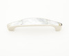 Schaub Symphony Arched Pull Schaub Symphony Arched Pull Mother of Pearl Polished Nickel 4" Centers 4-3/4" Overall Length