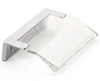  Schaub Positano Edge Pull 1-1/4" Center to Center 2-1/2" Overall Width 