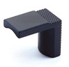  Schaub Quadrato Wide Finger Pull / Knob Smooth and Knurled Combination 