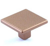  Schaub Quadrato Knurled Square Knobs 1-3/8" Width 