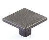  Schaub Quadrato Knurled Square Knobs 1-3/8" Width 