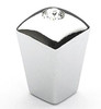  Schaub Skyevale 1/2" Diameter Square Knobs with a Inserted Crystal 