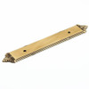  Schaub Symphony Elegance Versailles Solid Brass Pull Backplate 96mm Centers 7-3/16" Overall Length 