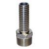 Stainless-Steel Extra Long Male Adapter Insert x MNPT 1" and 1-1/4"