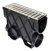 RainBird DCDPIT5SS 5" Deep Channel Drain Pit, Stainless Steel Grate