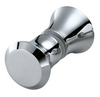 Sugatsune DG-BT2 SERIES BACK TO BACK GLASS DOOR KNOB SOLID BRASS SATIN CHROME AND CHROME FINISHES