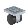  Sugatsune GX-W50GN12,GN16,GP TWIN WHEEL CASTER (THREADED BOLT & PLATE) 