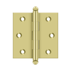 Deltana CH2525 SERIES SOLID BRASS 2-1/2" X 2-1/2" CABINET HINGES WITH BALL TIPS