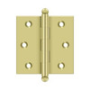 Deltana Hardware Deltana CH2525 SERIES SOLID BRASS 2-1/2" X 2-1/2" CABINET HINGES WITH BALL TIPS 