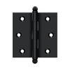 Deltana Hardware Deltana CH2525 SERIES SOLID BRASS 2-1/2" X 2-1/2" CABINET HINGES WITH BALL TIPS 