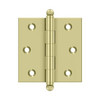 Deltana Hardware Deltana CH2525 SERIES SOLID BRASS 2-1/2" X 2-1/2" CABINET HINGES WITH BALL TIPS 