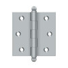Deltana Hardware Deltana CH2525 SERIES SOLID BRASS 2-1/2" X 2-1/2" CABINET HINGES WITH BALL TIPS 