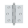Deltana Hardware Deltana CH2525 SERIES SOLID BRASS 2-1/2" X 2-1/2" CABINET HINGES WITH BALL TIPS 