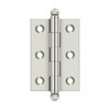 Deltana Hardware Deltana CH2517 SERIES SOLID BRASS 2-1/2" X 1-11/16" CABINET HINGES WITH BALL TIPS 