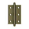 Deltana Hardware Deltana CH2517 SERIES SOLID BRASS 2-1/2" X 1-11/16" CABINET HINGES WITH BALL TIPS 