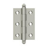 Deltana Hardware Deltana CH2517 SERIES SOLID BRASS 2-1/2" X 1-11/16" CABINET HINGES WITH BALL TIPS 