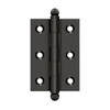 Deltana Hardware Deltana CH2517 SERIES SOLID BRASS 2-1/2" X 1-11/16" CABINET HINGES WITH BALL TIPS 