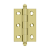 Deltana CHA2517 SERIES SOLID BRASS 2-1/2" X 1-3/4" ADJUSTABLE CABINET HINGES WITH BALL TIPS