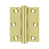 Deltana Hardware Deltana DSB3025 SERIES SOLID BRASS 3" X 2-1/2" SCREEN DOOR HINGE 