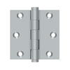 Deltana DSB3 SERIES SOLID BRASS 3" X 3" SQUARE HINGE