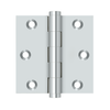 Deltana DSB3 SERIES SOLID BRASS 3" X 3" SQUARE HINGE