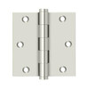 Deltana Hardware Deltana DSB35 SERIES SOLID BRASS 3-1/2" X 3-1/2" SQUARE HINGE 