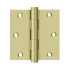 Deltana DSB35B SERIES SOLID BRASS BALL BEARING 3-1/2" X 3-1/2" SQUARE HINGE