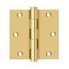 Deltana DSB35B SERIES SOLID BRASS BALL BEARING 3-1/2" X 3-1/2" SQUARE HINGE