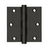 Deltana Hardware Deltana DSB35B SERIES SOLID BRASS BALL BEARING 3-1/2" X 3-1/2" SQUARE HINGE 