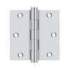 Deltana DSB35R SERIES SOLID BRASS 3-1/2" X 3-1/2" SQUARE HINGE
