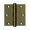 Deltana Hardware Deltana DSB35R SERIES SOLID BRASS 3-1/2" X 3-1/2" SQUARE HINGE 