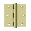 Deltana Hardware Deltana DSB35R SERIES SOLID BRASS 3-1/2" X 3-1/2" SQUARE HINGE 