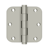 Deltana DSB35R5 SERIES SOLID BRASS 3-1/2" X 3-1/2" X 5/8" RADIUS HINGES