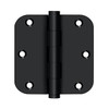 Deltana Hardware Deltana DSB35R5R SERIES RESIDENTIAL SOLID BRASS 3-1/2" X 3-1/2" X 5/8" RADIUS HINGES 