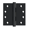 Deltana DSB4B-DSB4NB SERIES SOLID BRASS 4" X 4" SQUARE HINGES