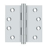 Deltana DSB4B-DSB4NB SERIES SOLID BRASS 4" X 4" SQUARE HINGES