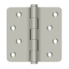 Deltana DSB4R4RZ SERIES 4" X 4" X 1/4" RADIUS HINGES / ZIG-ZAG, SOLID BRASS