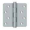 Deltana Hardware Deltana DSB4R4RZ SERIES 4" X 4" X 1/4" RADIUS HINGES / ZIG-ZAG, SOLID BRASS 