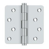 Deltana Hardware Deltana DSB4R4RZ SERIES 4" X 4" X 1/4" RADIUS HINGES / ZIG-ZAG, SOLID BRASS 
