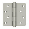 Deltana Hardware Deltana DSB4R4RZ SERIES 4" X 4" X 1/4" RADIUS HINGES / ZIG-ZAG, SOLID BRASS 
