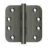 Deltana Hardware Deltana DSB4R5 SERIES 4" X 4" X 5/8" RADIUS HINGES SOLID BRASS 