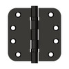 Deltana Hardware Deltana DSB4R5B SERIES 4" X 4" X 5/8" RADIUS HINGES BALL BEARING SOLID BRASS 