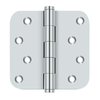 Deltana DSB4R5RZ SERIES 4" X 4" X 5/8" RADIUS HINGE / ZIG-ZAG SOLID BRASS