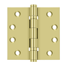 Deltana DSB45B-DSB45NB SERIES 4-1/2" X 4-1/2" SQUARE HINGES BALL BEARINGS SOLID BRASS