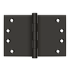 Deltana DSB406010B SERIES 4" X 6" SQUARE CORNER HINGE SOLID BRASS